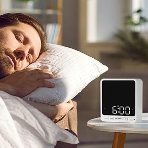 This cover doubles as a fully functional alarm clock