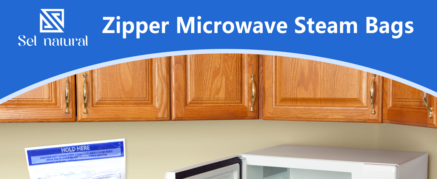 Zipper Microwave Steam Bags