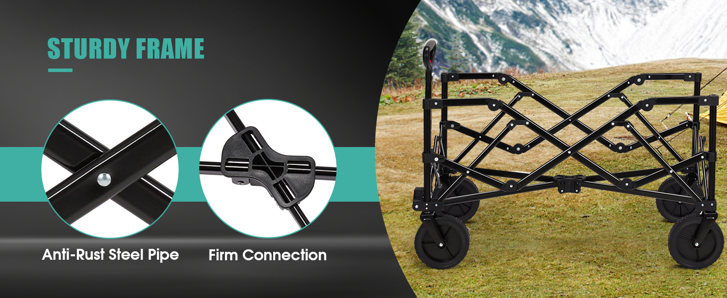 Collapsible Folding Wagon Cart
