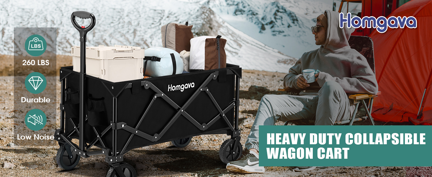 Collapsible Folding Wagon Cart