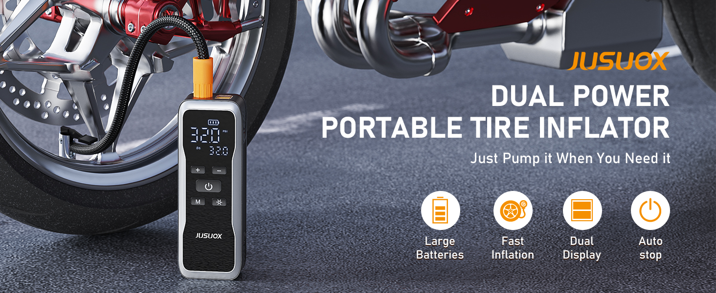 tire inflator portable air compressor
