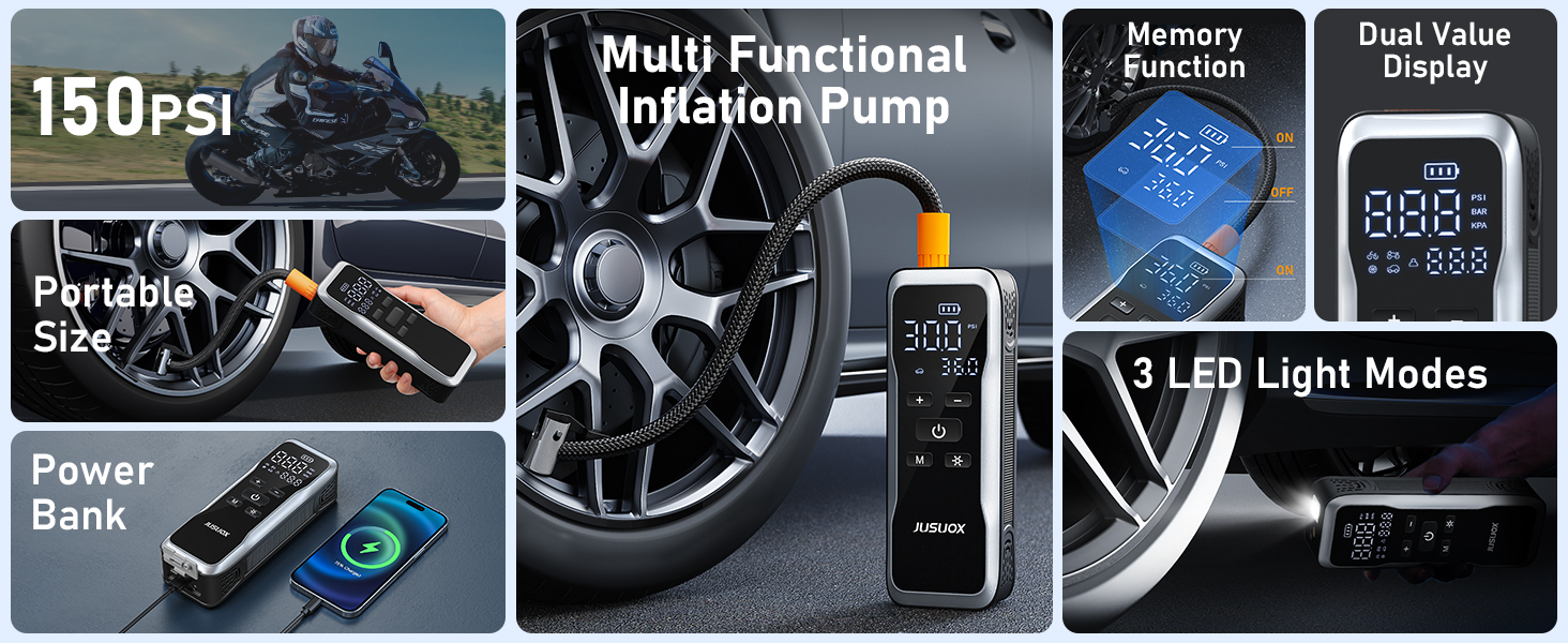 Multi Functionality inflation pump