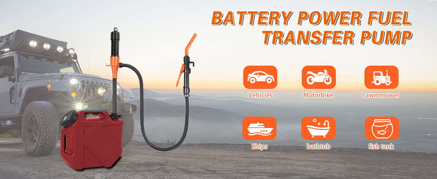 Portable Power Battery Pump